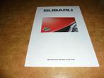 brochure Subaru modellenprogramma  1992, Ophalen of Verzenden, Nieuw, Overige merken