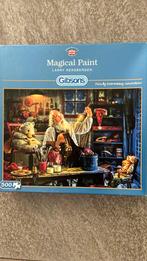 Gibsons puzzel 500 st magical paint, Ophalen of Verzenden, Zo goed als nieuw