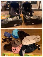 2x Maxi Cosi Pebble + 2x FamilyFix + heel veel Extra's, Ophalen, Gebruikt, Zijbescherming, Isofix