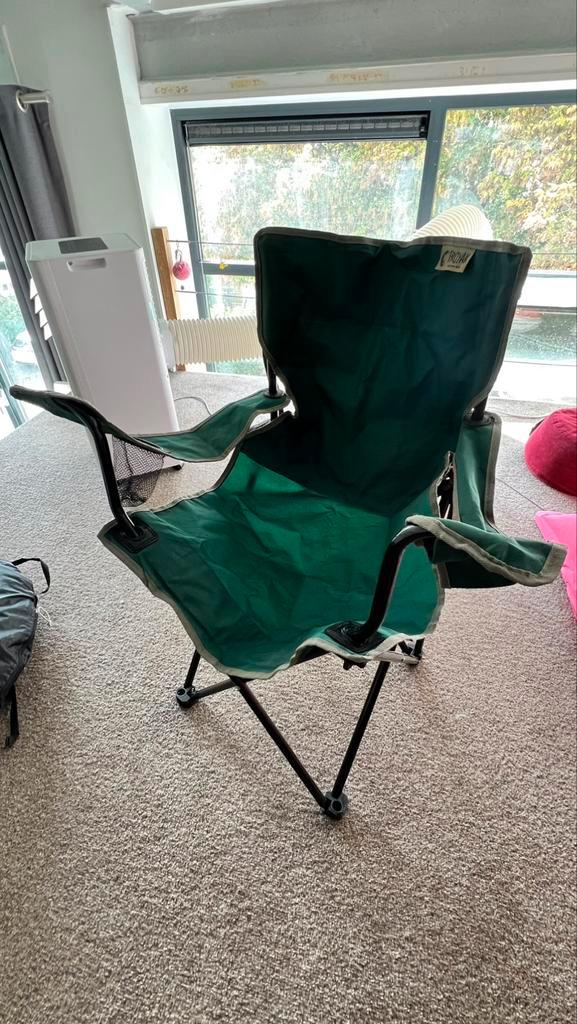 Foldable camping chair by Froyak, Caravans en Kamperen, Kampeermeubelen, Gebruikt, Campingstoel, Ophalen
