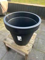 Nieuwe antraciet kunststof plantenpot - 50cm, Ophalen, Kunststof, 40 cm of meer, Rond