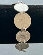 Wilhelmina Armband met Zilver Munten, Ophalen of Verzenden, Gebruikt, Zilver