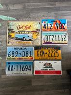 Oude Amerikaanse kentekenplaten, Ophalen, Gebruikt