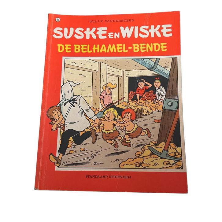 Suske en Wiske nr. 189 - De Belhamel-bende (Eerste druk 1982, Boeken, Stripboeken, Zo goed als nieuw, Eén stripboek, Ophalen of Verzenden