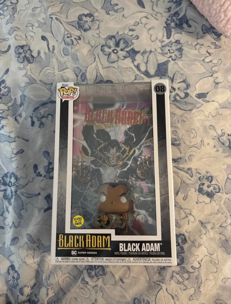 Funko pop - Comic covers - Black Adam 08 - Glows in the dark, Ophalen of Verzenden, Zo goed als nieuw