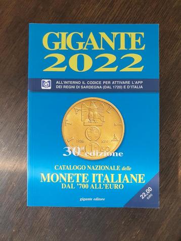 Italië muntencatalogus Gigante 2022 beschikbaar voor biedingen