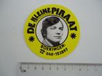 sticker oud De Kleine PIRAAT zender retro amateur piraten, Verzenden, Zo goed als nieuw, Bedrijf of Vereniging