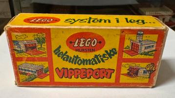Oude lego mursten 1236 garage sustem i leg jaren 50 vintage beschikbaar voor biedingen