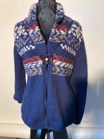 INTI limited Production handmade cardigan/vest maat S., Kleding | Dames, Truien en Vesten, INTI, Blauw, Ophalen of Verzenden, Zo goed als nieuw