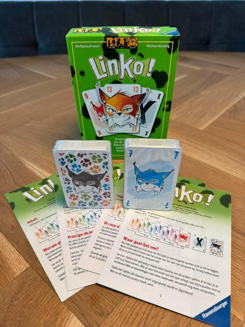 Linko! Kaartspel – Nieuwstaat, kaarten nog geseald, Verzamelen, Speelkaarten, Jokers en Kwartetten, Zo goed als nieuw, Speelkaart(en)