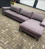!!ACTIE!! Bruine Montel hoekbank, gratis levering, 250 tot 300 cm, Verzenden, Hoekbank, Metaal