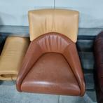 2 Leolux fauteuils + hocker en BEZORGING MOGELIJK, Gebruikt, Design, Ophalen of Verzenden, Leer