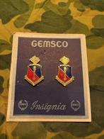 US Gemsco DUI pin adjutant general school set, Verzamelen, Militaria | Tweede Wereldoorlog, Ophalen of Verzenden, Landmacht, Amerika