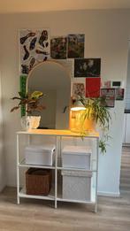 Witte IKEA stalen (stelling) kast, Huis en Inrichting, Kasten | Stellingkasten, Ophalen, Gebruikt