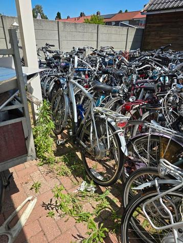 partij opknap fietsen te koop +100 stuks beschikbaar voor biedingen