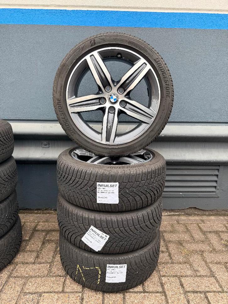 BMW 1 / 2 serie Winterbanden op velg 225/45R17 incl. tpms, Auto-onderdelen, Banden en Velgen, Banden en Velgen, Winterbanden, 17 inch