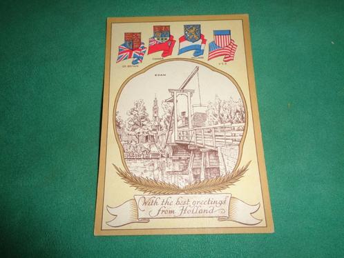 Bevrijding Edam zeldzame kaart erven Lucas Bols oorlog, Verzamelen, Militaria | Tweede Wereldoorlog, Landmacht, Foto of Poster