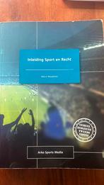Marco Mosselman - Inleiding sport en recht, Boeken, Ophalen of Verzenden, Zo goed als nieuw, Marco Mosselman