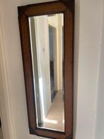 Eiken passpiegel, Huis en Inrichting, Woonaccessoires | Spiegels, Ophalen, Zo goed als nieuw, Rechthoekig, Minder dan 50 cm