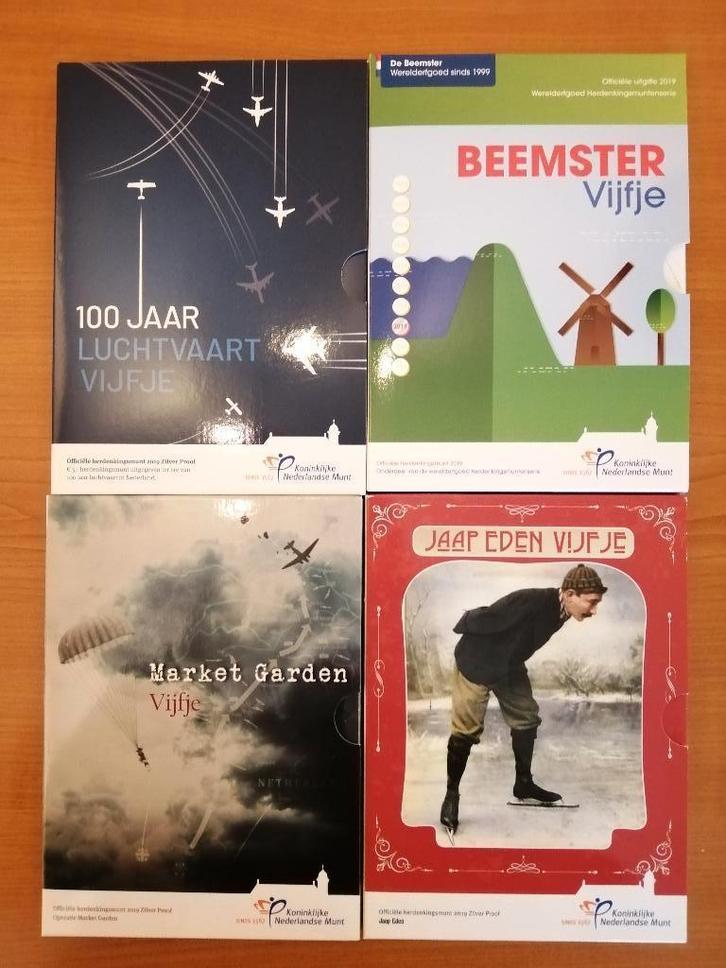 (9) Zilveren 5 euro munten Alexander 2019., Postzegels en Munten, Munten | Nederland, Losse munt, Euro's, Koningin Beatrix, Zilver