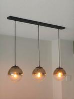 Set of 3 Glass Hanging Lamps | Set van 3 Glazen Hanglampen, Ophalen, Zo goed als nieuw, Minder dan 50 cm