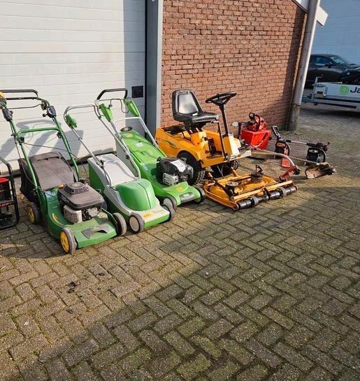 Partij Tuinmachines: Grasmaaiers & Kettingzagen, Tuin en Terras, Grasmaaiers, Gebruikt, Benzine-grasmaaier, 40 t/m 49 cm, Cirkelmaaier