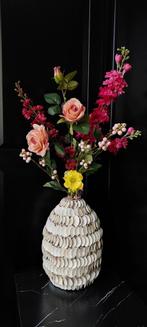 Silka zijden bloemstuk - als nieuw, Overige materialen, Overige kleuren, 50 tot 75 cm, Ophalen of Verzenden
