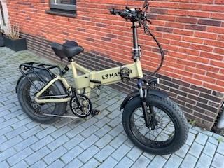 ESMASTER ROCKWHEEL, Fietsen en Brommers, Elektrische fietsen, Zo goed als nieuw, Overige merken, 50 km per accu of meer, Ophalen