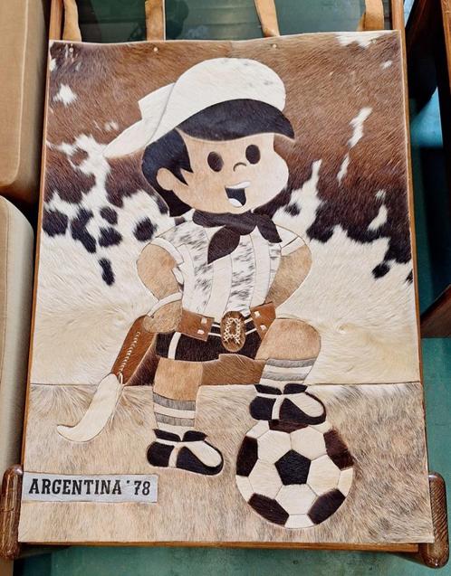 Gauchomascotte van koeienhuid, Worldcup ️⚽️  Argentinië 1978, Verzamelen, Sportartikelen en Voetbal, Gebruikt, Overige typen, Buitenlandse clubs