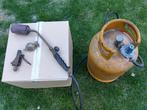 Gasfles met soldeer en brander, Doe-het-zelf en Verbouw, Gereedschap | Handgereedschap, Ophalen, Gebruikt