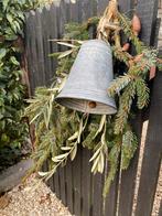 Stoere zinken klok hanger met groen, Ophalen of Verzenden, Nieuw