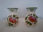 Handbeschilderde vazen set 16 cm hoog NIEUW., Ophalen of Verzenden