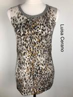 Luisa Cerano Top 57% wol (mt: 36) EL/7969, Kleding | Dames, Bruin, Luisa Cerano, Luisa Cerano, Ophalen of Verzenden