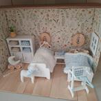 Poppenhuis meubeltjes en accessoires, slaapkamer muizenhuis, Verzamelen, Ophalen of Verzenden, Zo goed als nieuw, Poppenhuis