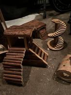 Hamster houten speeltjes, Dieren en Toebehoren, Ophalen, Gebruikt