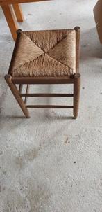 rieten kruk 6 stuks, Huis en Inrichting, Krukjes, Ophalen, Zo goed als nieuw, Hout