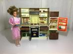 Barbie Keuken met Koelkast & heel veel Accessoires Sindy, Kinderen en Baby's, Speelgoed | Poppen, Ophalen of Verzenden, Zo goed als nieuw