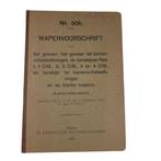 Wo2 Nederlands Wapenvoorschrift op naam Res. Luit, 2288CL, Info@dbmmilitaria.nl, Ophalen of Verzenden, DBM militaria