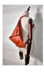 Abstracte leren rugzak, Ophalen of Verzenden, Nieuw, Bruin, Overige typen