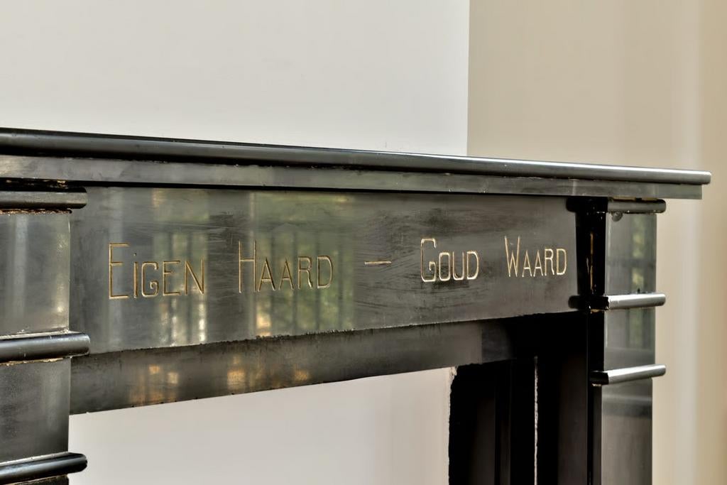 Mooie Zwarte Kachel Eigen Haard Goud Waard, Ophalen, Gebruikt, Houtkachel, Vrijstaand