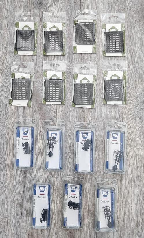 Partij 15x Stuks LFT Feederkorven + Stoppers - NIEUW !!, Watersport en Boten, Hengelsport | Witvissen, Nieuw, Dobber of Lood, Ophalen of Verzenden
