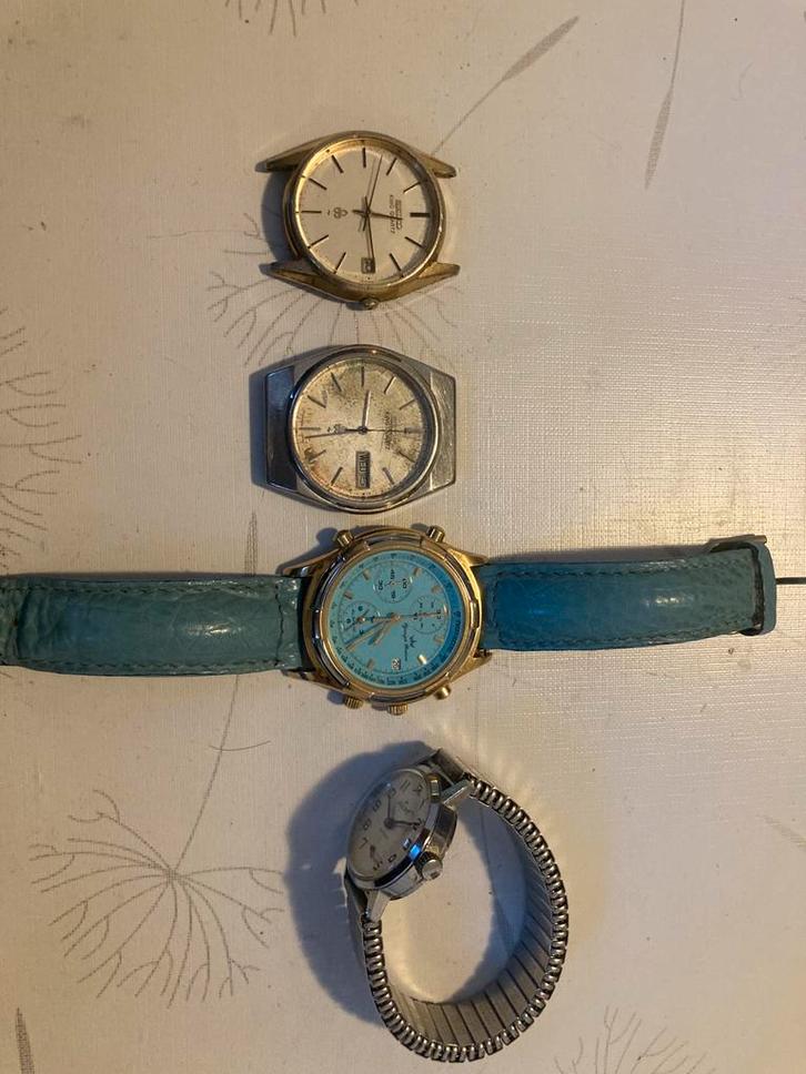 Lot horloges Zie omschrijving, Sieraden, Tassen en Uiterlijk, Horloges | Heren, Ophalen of Verzenden