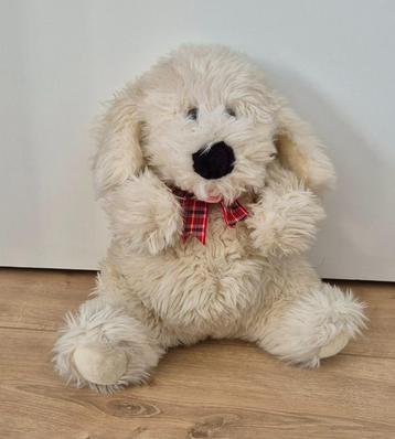 Superzachte Knuffelhond. Hond. Beige. Als nieuw. beschikbaar voor biedingen