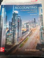 Accounting for Decision Making - Zimmerman, Boeken, Studieboeken en Cursussen, Ophalen of Verzenden, Beta, Gelezen, HBO