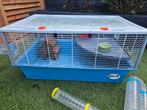 Hamsterkooi inclusief huisje, buizen enz., Dieren en Toebehoren, Ophalen of Verzenden, Zo goed als nieuw, Kooi, Minder dan 60 cm