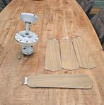 Bestron Plafondventilator met verlichting – Wit/Houtlook, Ophalen of Verzenden, Gebruikt, Metaal, Minder dan 50 cm