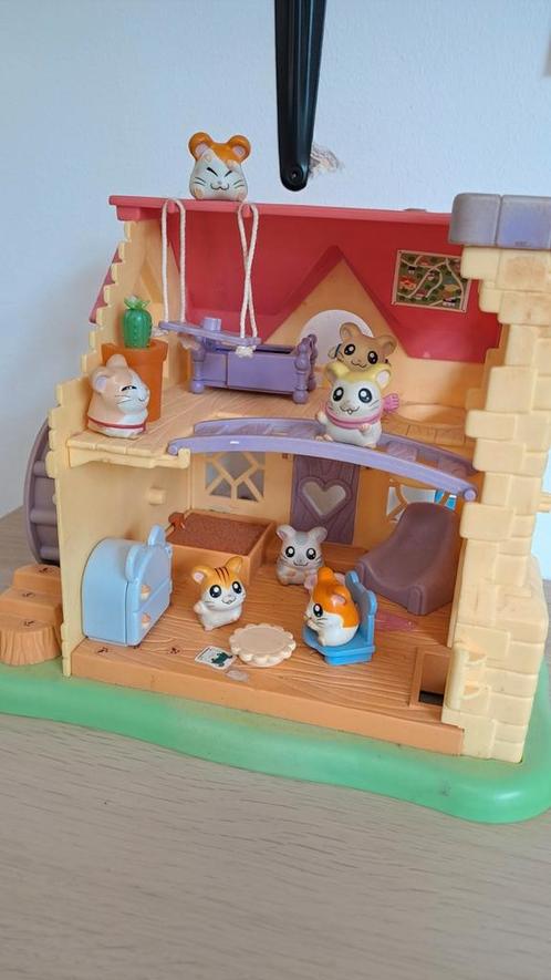Hamtaro speelset, Verzamelen, Poppetjes en Figuurtjes, Zo goed als nieuw, Ophalen of Verzenden