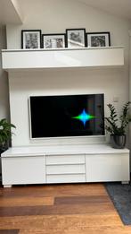 Tv meubel + Bovenkast, Ophalen, 150 tot 200 cm, Zo goed als nieuw, Minder dan 100 cm