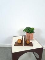 Vintage oude houten boekensteun, ART DECO, Ophalen of Verzenden