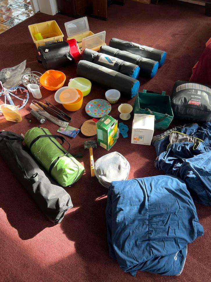 Kampeerspullen voor beginners - Complete set!, Caravans en Kamperen, Kampeeraccessoires, Gebruikt, Ophalen of Verzenden